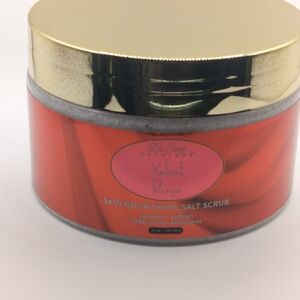 Velvet Rouge Salt Scrub - Red and Gold